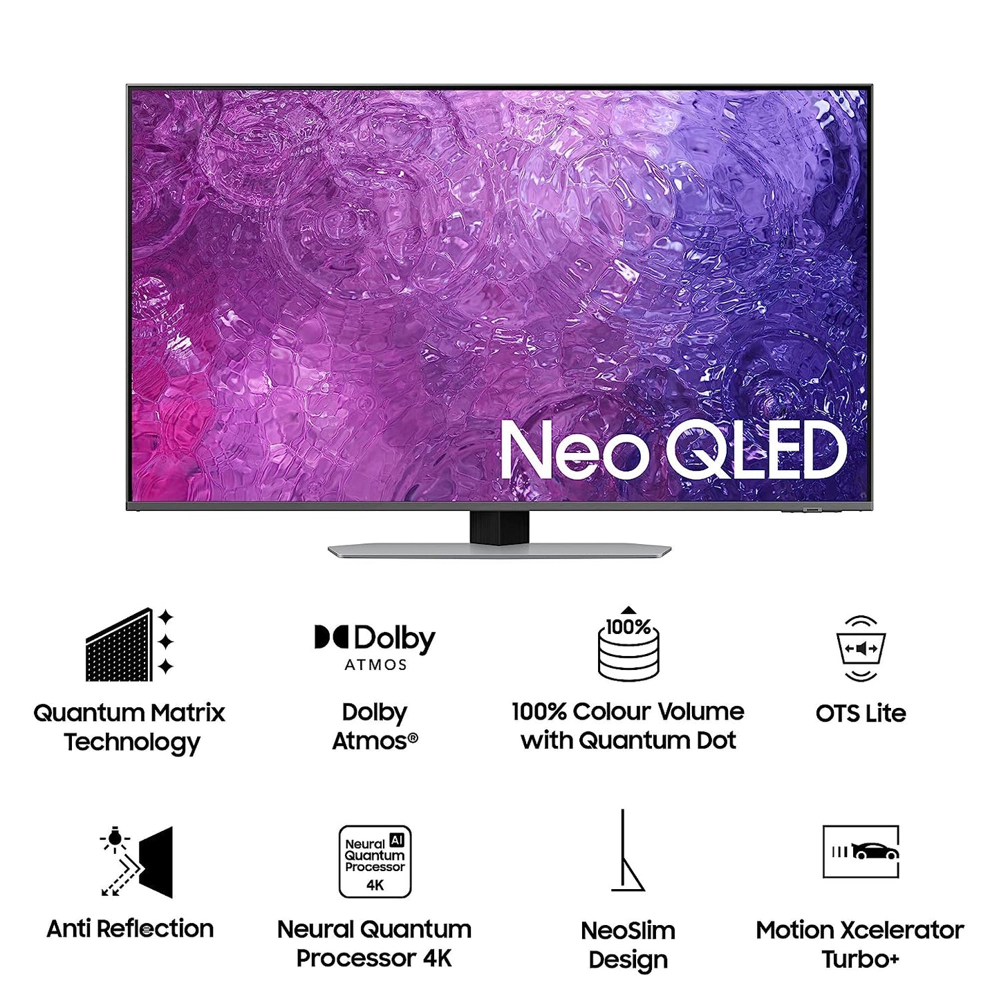 Samsung 138 cm (55 inches) 4K Ultra HD Smart Neo QLED TV QA55QN90CAKLXL