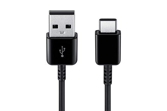 Samsung Original USB-A to USB-C Cable (1.5 M, Black) | 480 Mbps Data Transfer | Fast Charging | Suraj Electronics Delhi NCR