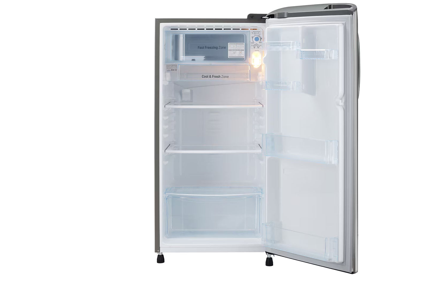 LG GL-B231AELD 210L Direct Cool Single Door 3 Star Refrigerator with Fast Ice Making Color Emerald Lotus