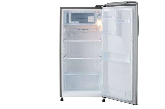 LG GL-B231AELD 210L Direct Cool Single Door 3 Star Refrigerator with Fast Ice Making Color Emerald Lotus
