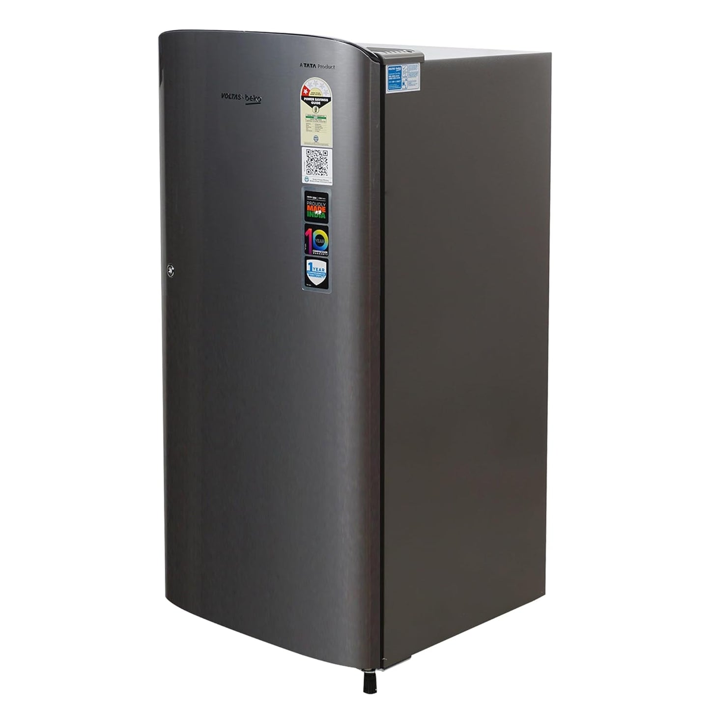Voltas Beko RDC208E1/D0XIR0M0000GD 175 L Direct Cool Single Door 1 Star Refrigerator (HAIRLINE SILVER)