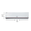 Voltas 185V JZJT  1.5 Ton 5 Star Inverter Split AC, (Copper Condenser,High Ambient Cooling, CO2 Reduction, 3D-flow) Display Unit