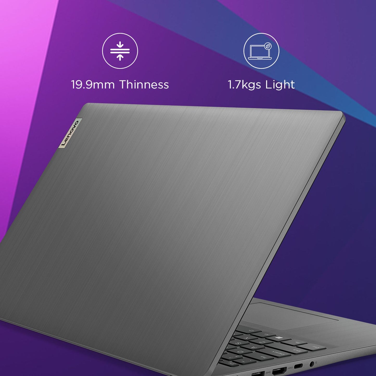 Lenovo IdeaPad 3 15IAU7 Intel Core i3 12th Gen Laptop (8GB, 512GB SSD, Windows 11 Home, 15.6 inch Full HD, MS Office 2021, Arctic Grey, 1.63 KG)