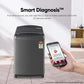 LG THD11SWM 11 Kg 5 Star AI Inverter Top Load Washing Machine (TurboWash, Steam, Wi-Fi Enabled, 6 Motion DD, Middle Black) – Fully Automatic