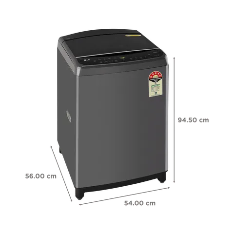 LG THD11SWM 11 Kg 5 Star AI Inverter Top Load Washing Machine (TurboWash, Steam, Wi-Fi Enabled, 6 Motion DD, Middle Black) – Fully Automatic