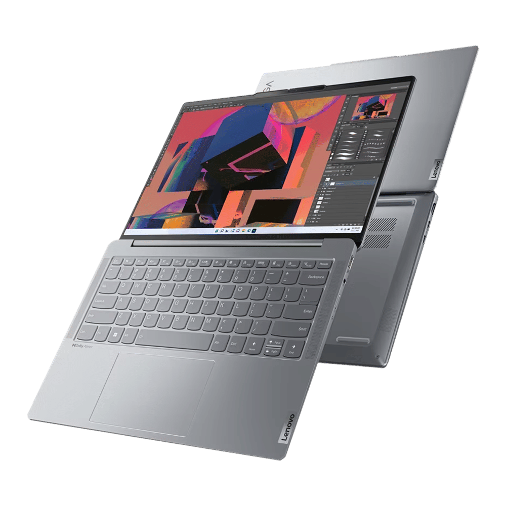 Lenovo Yoga Slim 6 14IRH8 Intel Core i5 13th Gen (14 inch, 16GB, 1TB, Windows, MS Office 2021, Intel Iris Xe, OLED Display, Metallic Grey, 83E00015IN)