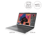 Lenovo Yoga Slim 6 14IRH8 Intel Core i7 13th Gen (14 inch, 16GB, 1TB, Windows, MS Office 2021, Intel Iris Xe, OLED Display, Metallic Grey, 83E00014IN)