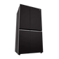 LG GLB257HWB3 Convertible 650 Litres 3 Star Frost Free Side by Side Refrigerator with Multi Air Flow (Western Black)