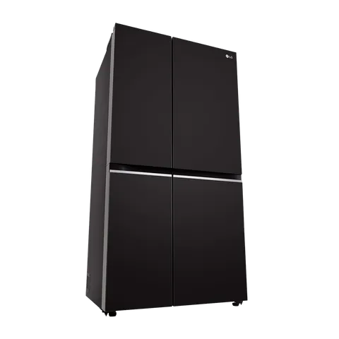 LG GLB257HWB3 Convertible 650 Litres 3 Star Frost Free Side by Side Refrigerator with Multi Air Flow (Western Black)