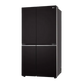 LG GLB257HWB3 Convertible 650 Litres 3 Star Frost Free Side by Side Refrigerator with Multi Air Flow (Western Black)