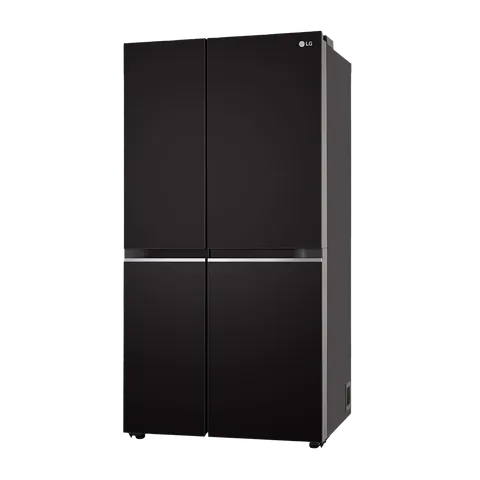 LG GLB257HWB3 Convertible 650 Litres 3 Star Frost Free Side by Side Refrigerator with Multi Air Flow (Western Black)