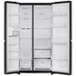 LG GLB257HWB3 Convertible 650 Litres 3 Star Frost Free Side by Side Refrigerator with Multi Air Flow (Western Black)