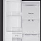 LG GLB257HWB3 Convertible 650 Litres 3 Star Frost Free Side by Side Refrigerator with Multi Air Flow (Western Black)