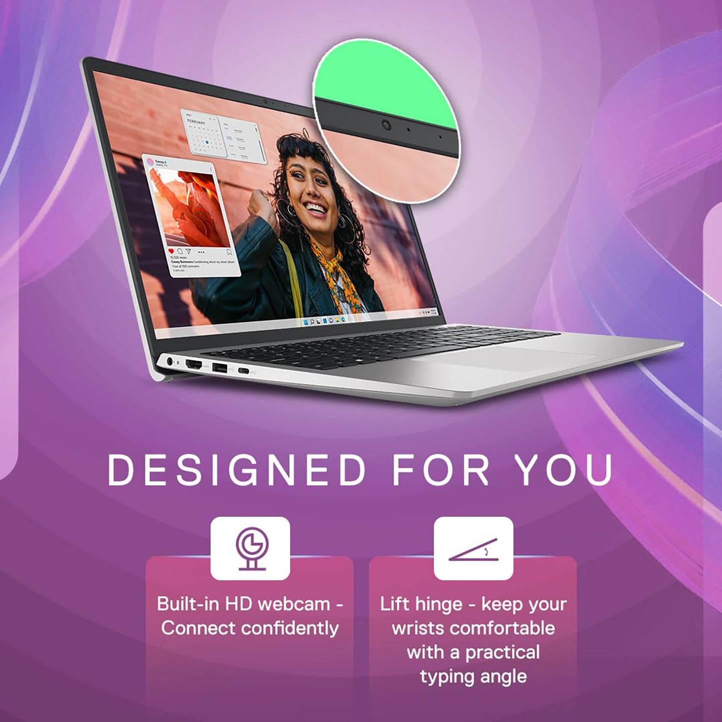 DELL Inspiron 3530 Intel Core i7 13th Gen Thin and Light Laptop (16GB, 512GB SSD, Windows 11, 15.6 inch FHD LED Backlit Display, MS Office 2021, Platinum Silver, 1.65 KG)