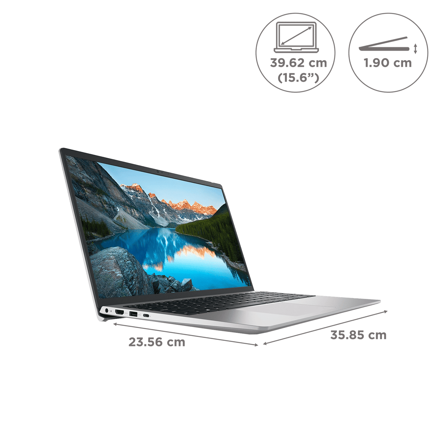 DELL Inspiron 3530 Intel Core i7 13th Gen Thin and Light Laptop (16GB, 512GB SSD, Windows 11, 15.6 inch FHD LED Backlit Display, MS Office 2021, Platinum Silver, 1.65 KG)