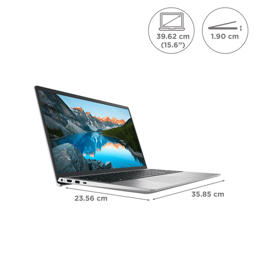 DELL Inspiron 3530 Intel Core i7 13th Gen Thin and Light Laptop (16GB, 512GB SSD, Windows 11, 15.6 inch FHD LED Backlit Display, MS Office 2021, Platinum Silver, 1.65 KG)