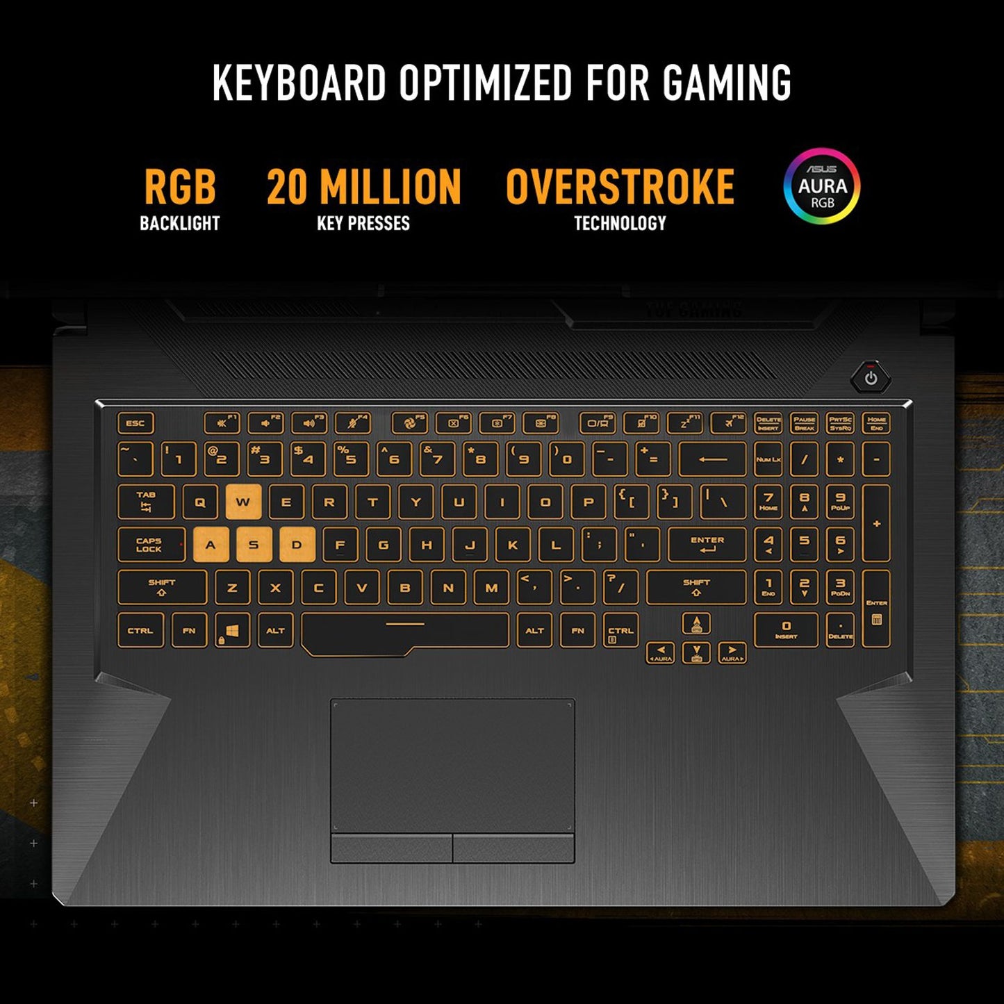 ASUS TUF Gaming F17 Intel Core i5 11th Gen Gaming Laptop (16GB, 512GB SSD, Windows 11 Home, 4GB Graphics, 17 inch 165 Hz Full HD Display, NVIDIA GeForce RTX 2050, Graphite Black, 2.60 KG)