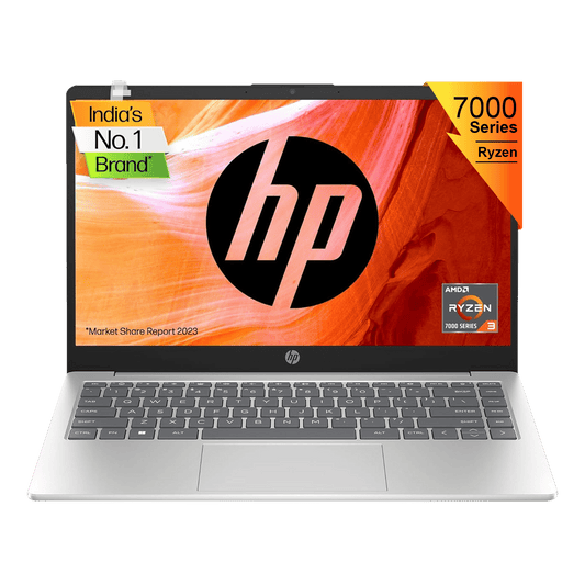 HP 14 EM0025AU AMD Ryen 3 Thin and Light Laptop (8GB, 512GB SSD, Windows 11 Home, 14 inch Full HD Display, MS Office 2021, Natural Silver, 1.4 KG)
