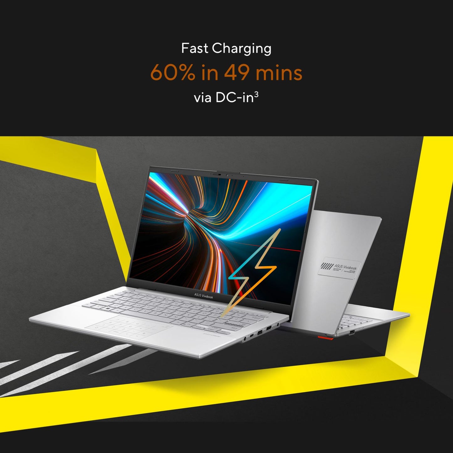 ASUS Vivobook Go 14 E1404FA-NK521WS AMD Ryzen 5 7520U 7th Gen Thin and Light Laptop (8GB, 512GB SSD, Windows 11 Home, 14 inch Full HD Display, MS Office Home & Student 2021, Cool Silver, 1.38 KG)