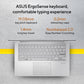 ASUS Vivobook Go 14 E1404FA-NK521WS AMD Ryzen 5 7520U 7th Gen Thin and Light Laptop (8GB, 512GB SSD, Windows 11 Home, 14 inch Full HD Display, MS Office Home & Student 2021, Cool Silver, 1.38 KG)