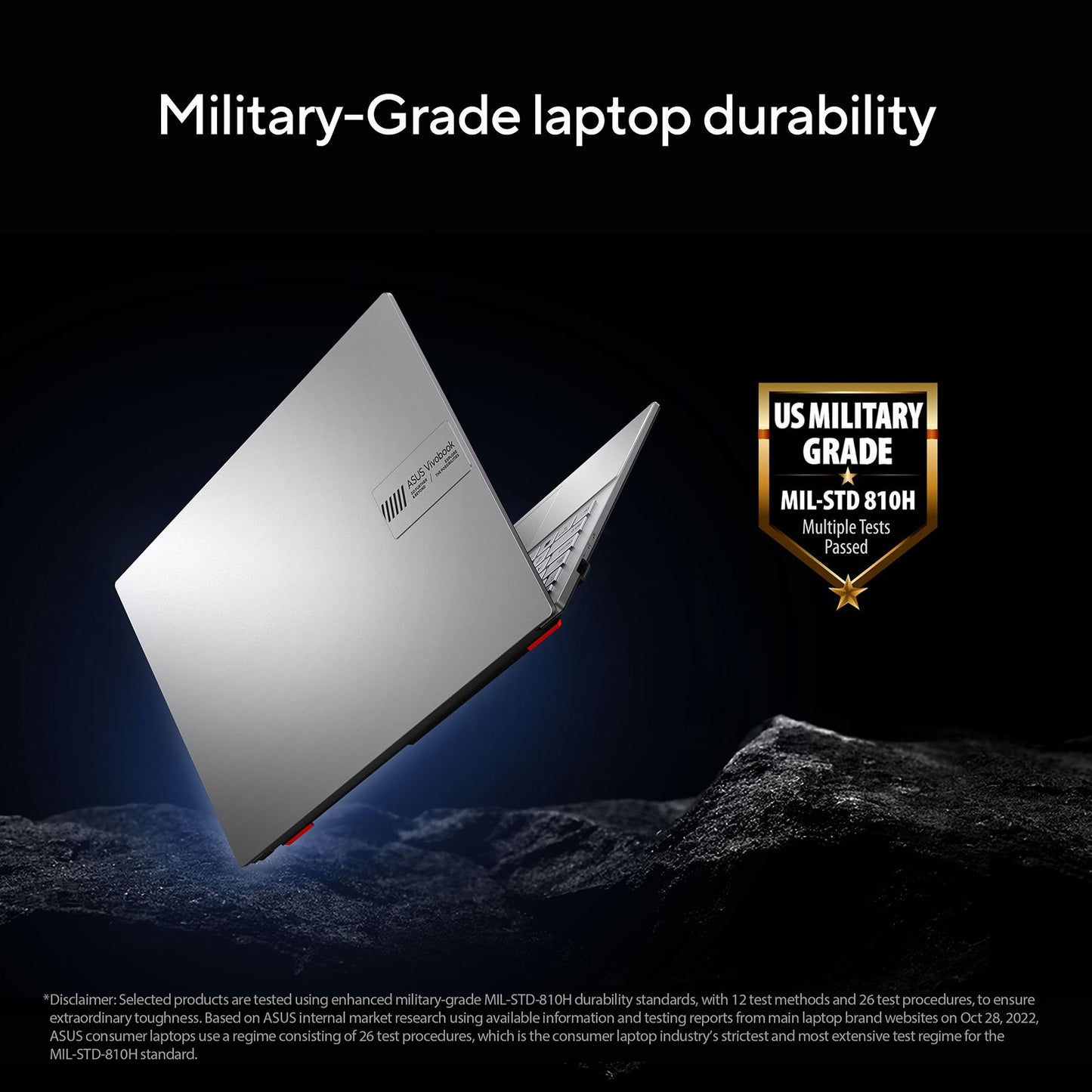 ASUS Vivobook Go 14 E1404FA-NK521WS AMD Ryzen 5 7520U 7th Gen Thin and Light Laptop (8GB, 512GB SSD, Windows 11 Home, 14 inch Full HD Display, MS Office Home & Student 2021, Cool Silver, 1.38 KG)