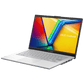 ASUS Vivobook Go 14 E1404FA-NK521WS AMD Ryzen 5 7520U 7th Gen Thin and Light Laptop (8GB, 512GB SSD, Windows 11 Home, 14 inch Full HD Display, MS Office Home & Student 2021, Cool Silver, 1.38 KG)