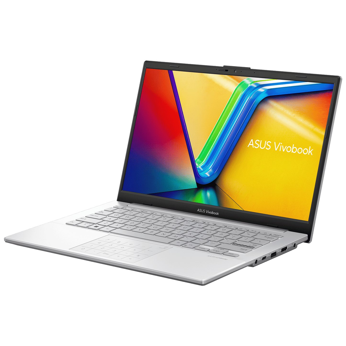 ASUS Vivobook Go 14 E1404FA-NK521WS AMD Ryzen 5 7520U 7th Gen Thin and Light Laptop (8GB, 512GB SSD, Windows 11 Home, 14 inch Full HD Display, MS Office Home & Student 2021, Cool Silver, 1.38 KG)