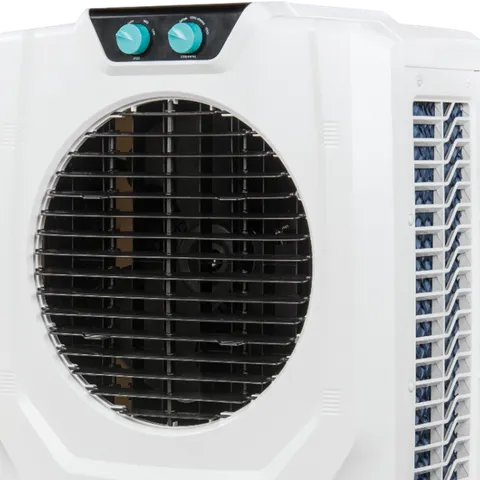 Bajaj Shield Specter 55L Desert Air Cooler | 100 Ft Air Throw | Hexacool Technology | Inverter Compatible | Honeycomb Pads | 300 Sq. Ft. Coverage