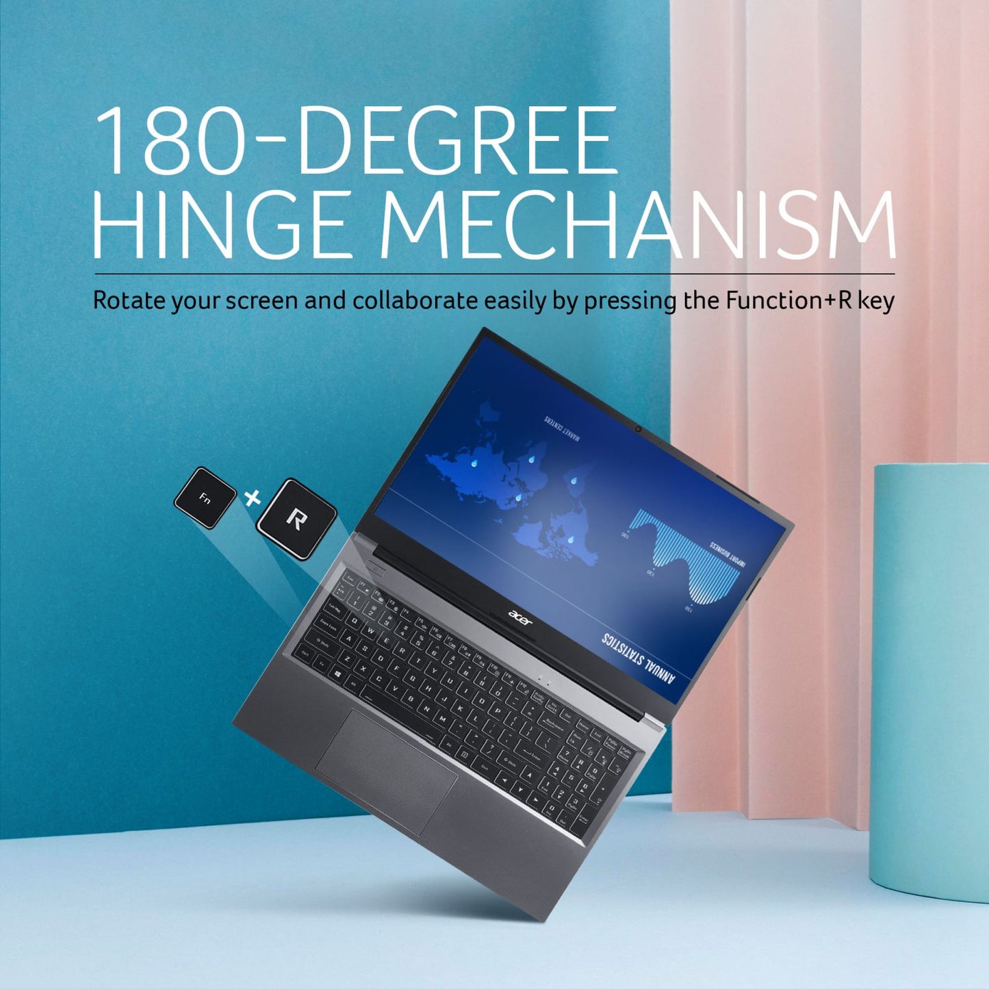 acer AL1541 AMD Ryzen3 Laptop (8GB, 512GB SSD, Windows 11 Home, 15.6 inch Full HD LCD Display, Steel Gray, 1.59 KG)