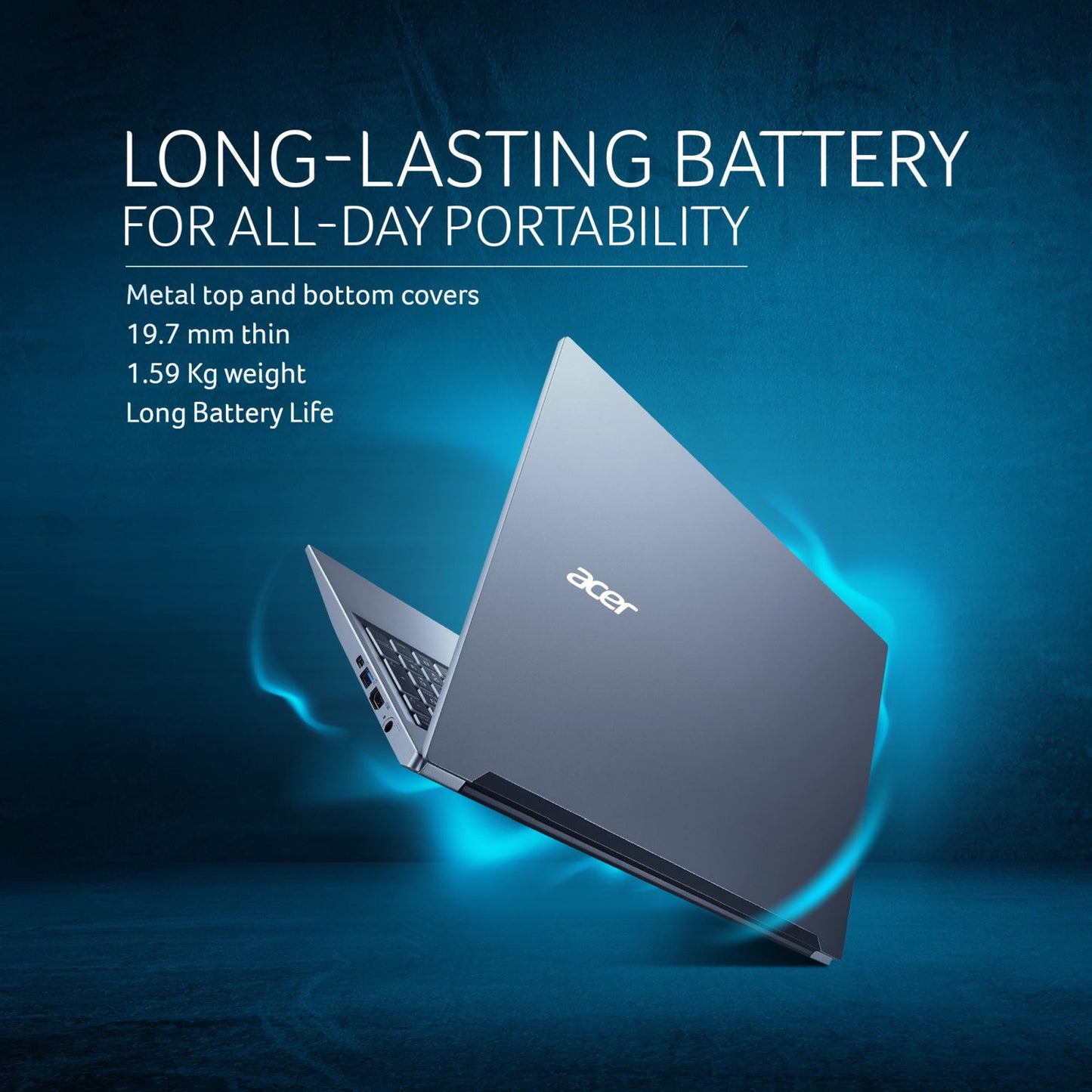 acer AL1541 AMD Ryzen3 Laptop (8GB, 512GB SSD, Windows 11 Home, 15.6 inch Full HD LCD Display, Steel Gray, 1.59 KG)