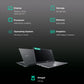 acer AL1541 AMD Ryzen3 Laptop (8GB, 512GB SSD, Windows 11 Home, 15.6 inch Full HD LCD Display, Steel Gray, 1.59 KG)