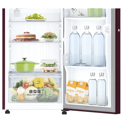 IFB IFBDC2133FRH Metal Cool 193 Litres 3 Star Direct Cool Single Door Refrigerator with Antibacterial Gasket ( Red Flower)