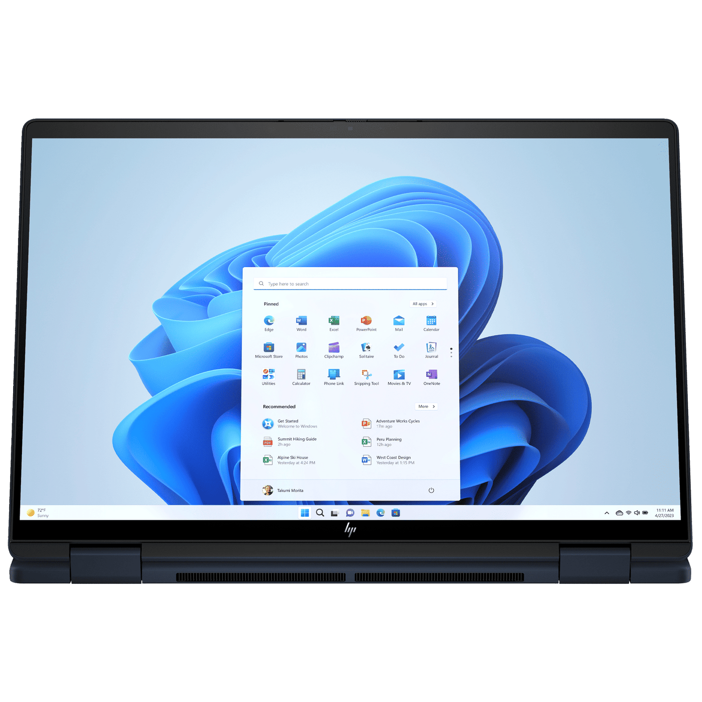 HP Envy x360 14t fc000 Intel Core Ultra 5 Touchscreen 2-in-1 Laptop (16GB, 512GB SSD, Windows 11 Home, 14 inch WUXGA IPS Display, MS Office 2021, Atmospheric Blue, 1.44 KG)