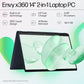HP Envy x360 14 fc0100TU Intel Core Ultra 7 Touchscreen 2-in-1 Laptop (32GB, 1TB SSD, Windows 11 Home, 14 inch OLED Display, MS Office 2021, Atmospheric Blue, 1.39 KG)