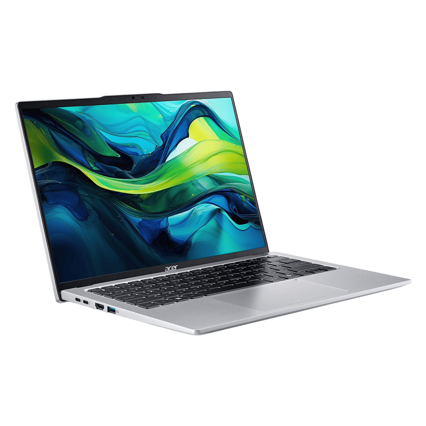 acer Swift Go SFG14-73T-58PZ Intel Core Ultra 5 Touchscreen Thin & Light Laptop (16GB, 512GB SSD, Windows 11 Home, 14 inch LCD IPS Display, MS Office 2021, Silver, 1.32 KG)