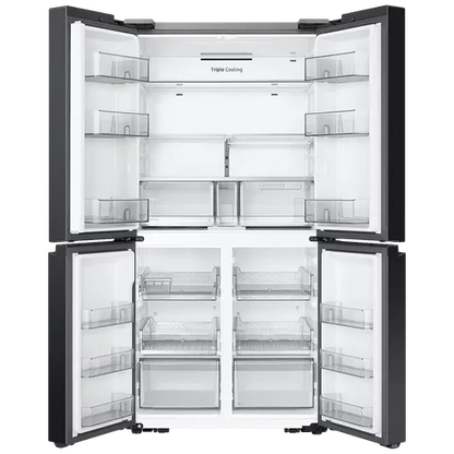 SAMSUNG RF65DB90BD12TL 650 Litres Frost Free French Door Convertible Refrigerator with Triple Cooling ( Clean White)