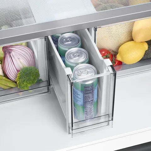 SAMSUNG RF65DB90BD12TL (Clean White) 650 Litres Frost Free French Door Convertible Refrigerator with Triple Cooling