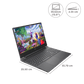 HP Victus Intel Core i7 13th Gen Gaming Laptop (16GB, 512GB SSD, Windows 11 Home, 8GB Graphics, 15.6 inch 144 Hz Full HD IPS Display, NVIDIA GeForce RTX 4060, MS Office 2021, Mica Silver, 2.29 KG)