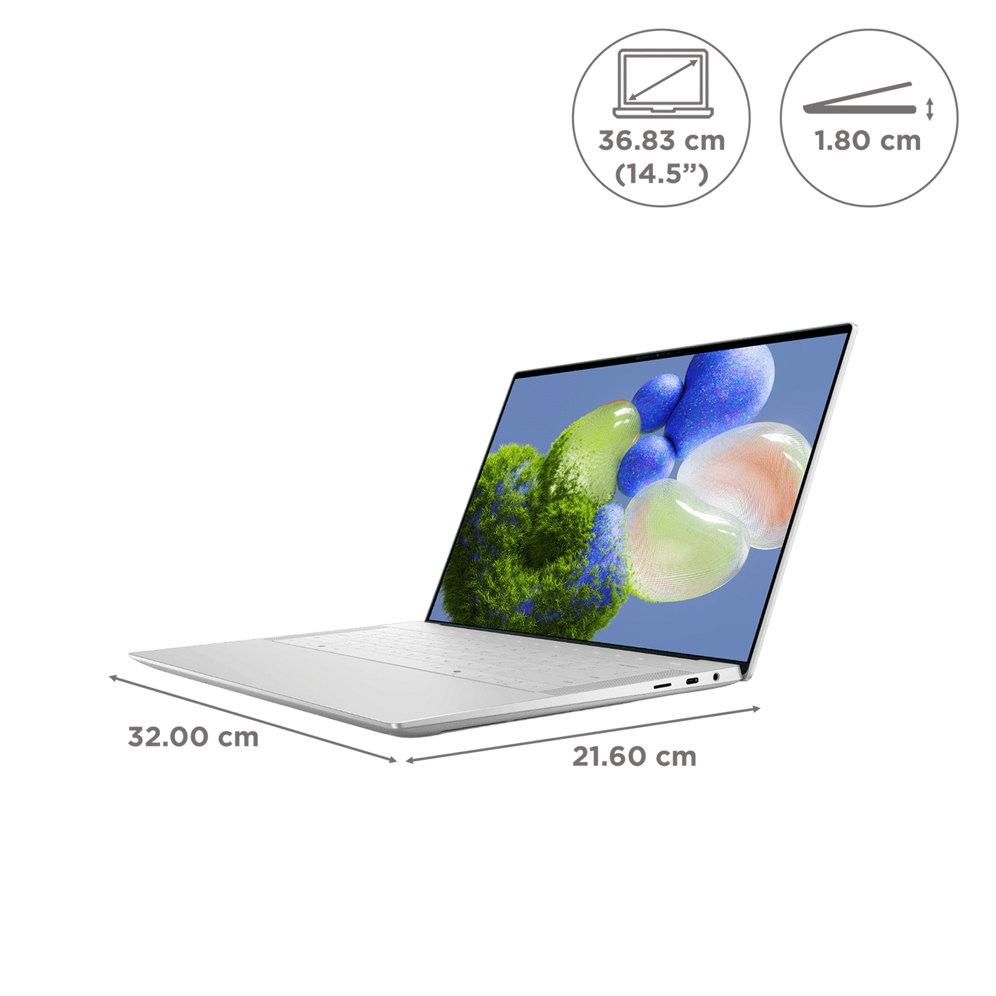 DELL XPS 14 Intel Core Ultra 7 TouchscreenThin & Light Laptop (16GB, 1TB SSD, Windows 11 Home, 14.5 inch UHD OLED Display, MS Office Home & Student 2021, Platinum, 1.74 KG)