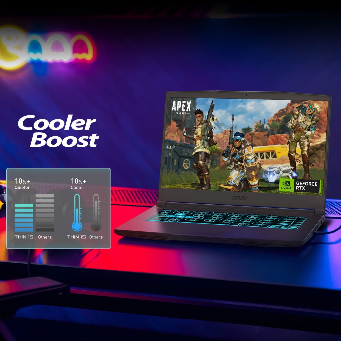 MSI Thin 15 B13UC-2019IN Intel Core i7 13th Gen Gaming Laptop (16GB, 512GB SSD, Windows 11 Home, 4GB Graphics, 15.6 inch 144 Hz FHD IPS-Level Display, NVIDIA GeForce RTX 3050, MS Office 2021, Cosmos Gray, 1.86 KG)