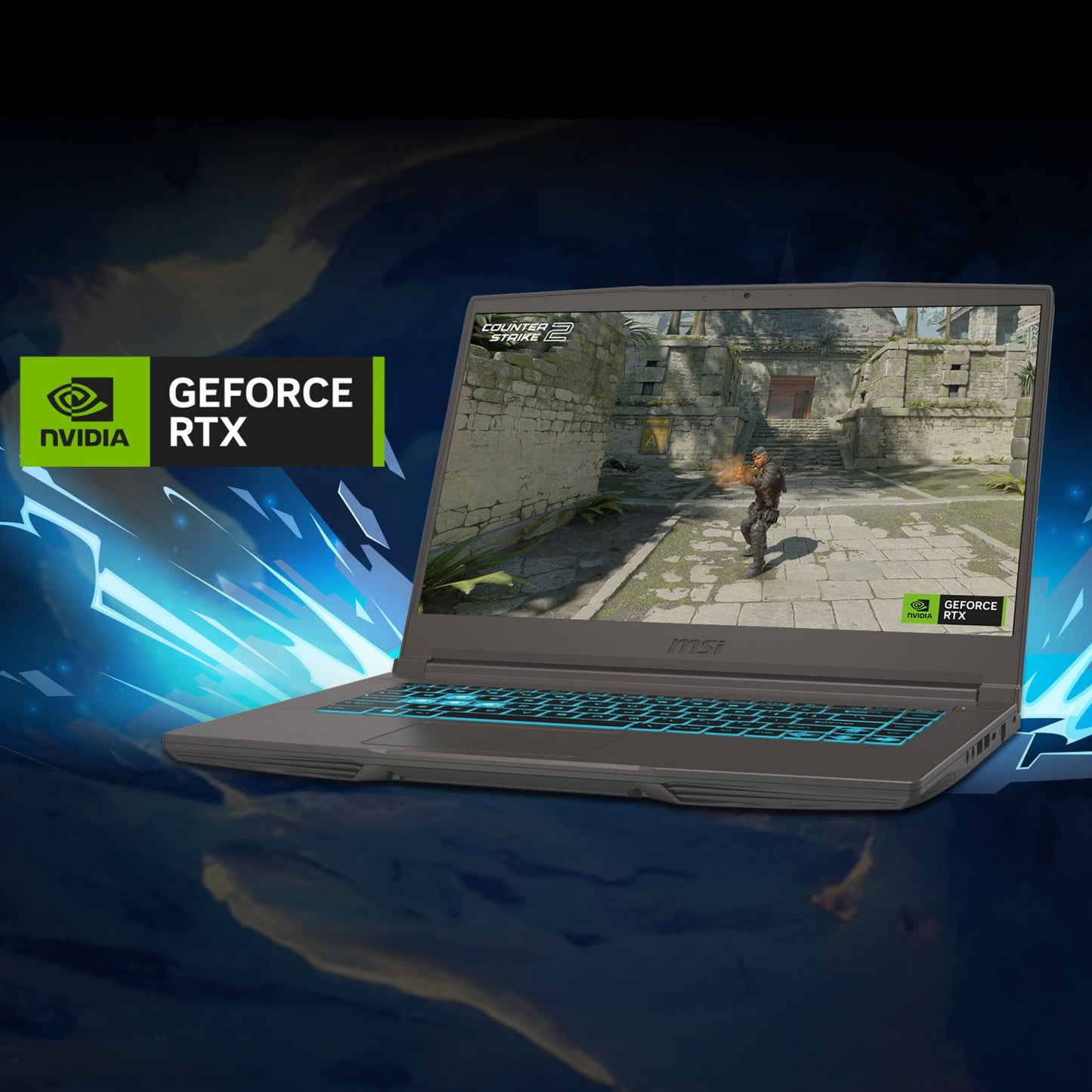 MSI Thin 15 B13UC-2019IN Intel Core i7 13th Gen Gaming Laptop (16GB, 512GB SSD, Windows 11 Home, 4GB Graphics, 15.6 inch 144 Hz FHD IPS-Level Display, NVIDIA GeForce RTX 3050, MS Office 2021, Cosmos Gray, 1.86 KG)