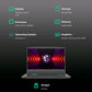 MSI Thin 15 B13UC-2019IN Intel Core i7 13th Gen Gaming Laptop (16GB, 512GB SSD, Windows 11 Home, 4GB Graphics, 15.6 inch 144 Hz FHD IPS-Level Display, NVIDIA GeForce RTX 3050, MS Office 2021, Cosmos Gray, 1.86 KG)