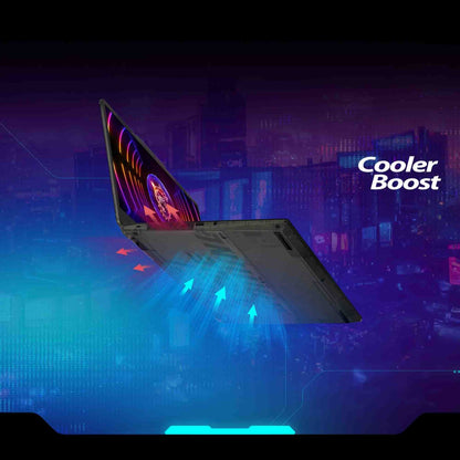 MSI Cyborg 15 A13VFK 1079IN Intel Core i7 13th Gen Gaming Laptop (16GB, 512GB SSD, Windows 11 Home, 8GB Graphics, 15.6 inch 144 Hz FHD Display, NVIDIA GeForce RTX 4060, MS Office Home & Student 2021, Translucent Black, 1.98 KG)