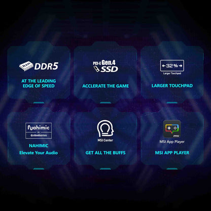 MSI Cyborg 15 A13VFK 1079IN Intel Core i7 13th Gen Gaming Laptop (16GB, 512GB SSD, Windows 11 Home, 8GB Graphics, 15.6 inch 144 Hz FHD Display, NVIDIA GeForce RTX 4060, MS Office Home & Student 2021, Translucent Black, 1.98 KG)