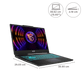 MSI Cyborg 15 A13VFK 1079IN Intel Core i7 13th Gen Gaming Laptop (16GB, 512GB SSD, Windows 11 Home, 8GB Graphics, 15.6 inch 144 Hz FHD Display, NVIDIA GeForce RTX 4060, MS Office Home & Student 2021, Translucent Black, 1.98 KG)