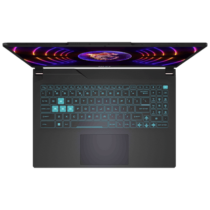 MSI Cyborg 15 A13VFK 1079IN Intel Core i7 13th Gen Gaming Laptop (16GB, 512GB SSD, Windows 11 Home, 8GB Graphics, 15.6 inch 144 Hz FHD Display, NVIDIA GeForce RTX 4060, MS Office Home & Student 2021, Translucent Black, 1.98 KG)
