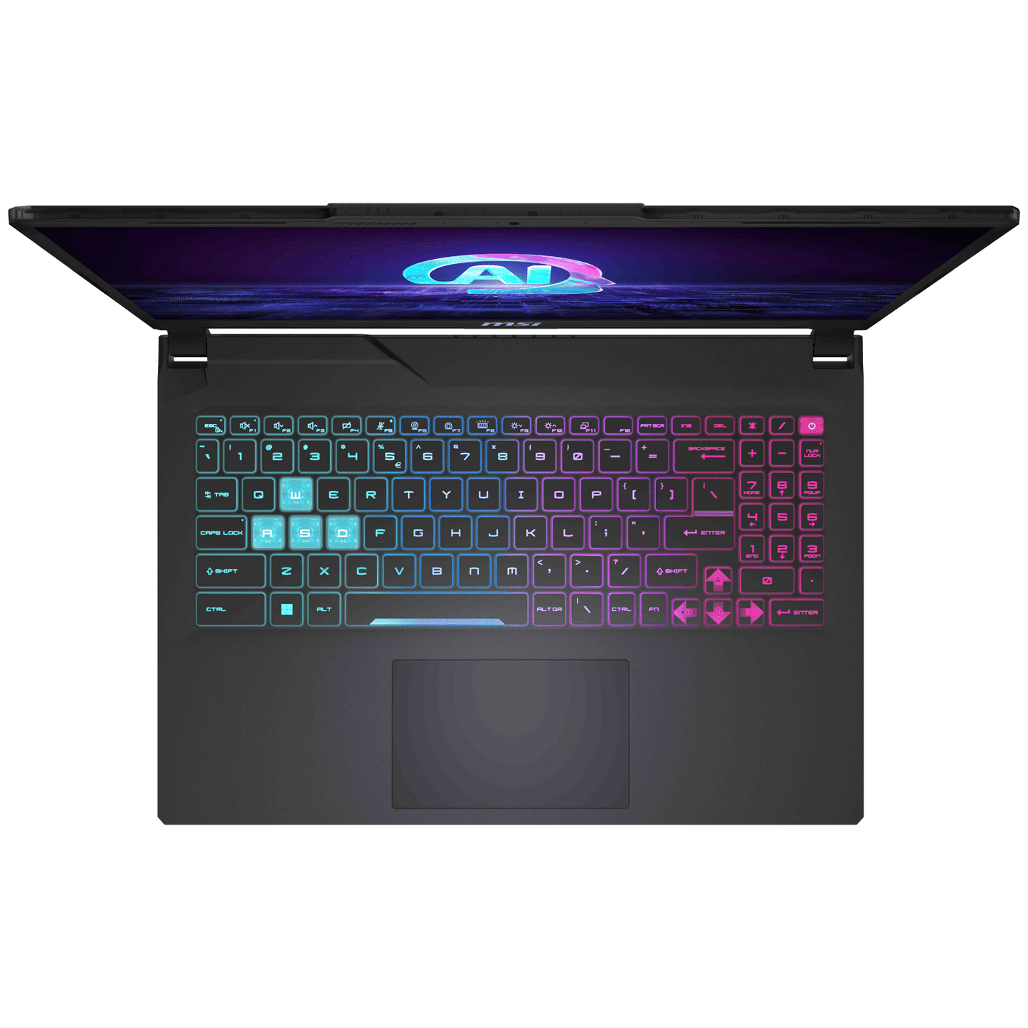 MSI Cyborg 15 AI A1VEK 096IN Intel Core Ultra 7 Gaming Laptop (16GB, 512GB SSD, Windows 11 Home, 6GB Graphics, 15.6 inch 144 Hz FHD Display, NVIDIA GeForce RTX 4050, MS Office Home & Student 2021, Translucent Black, 1.98 KG)