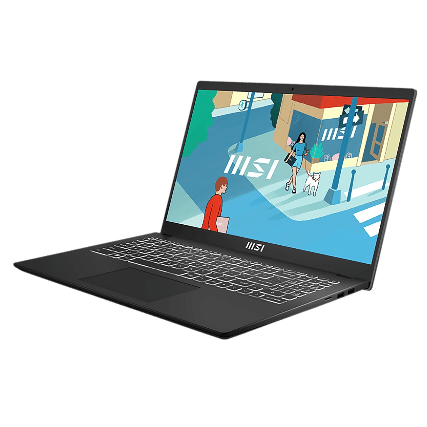 MSI Modern 15 H B13M 224IN Intel Core i9 13th Gen Business Laptop (16GB, 512GB SSD, Windows 11 Home, 15.6 inch Full HD IPS Display, MS Office 2021, Classic Black, 1.9 KG)