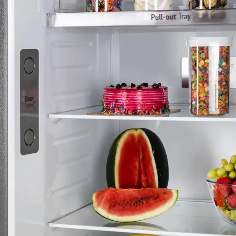 LG GL-T492MPZY 466 Litres 2 Star Frost Free Double Door Refrigerator with Door Cooling Plus ( Shiny Steel)