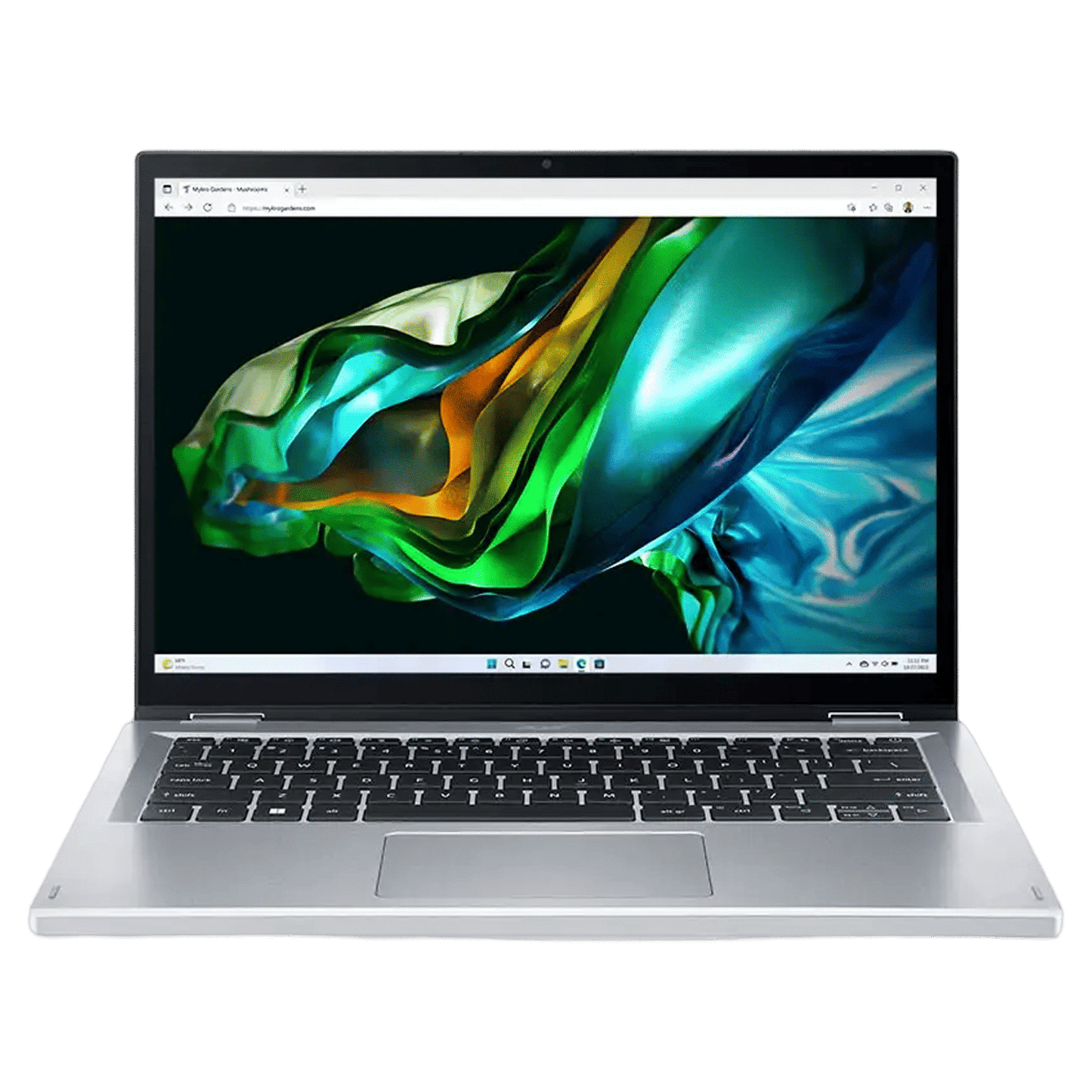 acer Aspire 3 Spin A3SP14-31PT Intel Core i3 Touchscreen 2-in-1 Laptop (8GB, 512GB SSD, Windows 11 Pro, 14 inch WUXGA IPS Display, MS Office 2021, Silver, 1.54 KG)